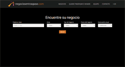 Desktop Screenshot of negociosentraspaso.com